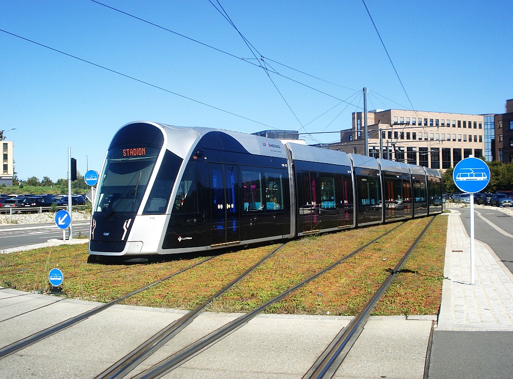 tram in Luxemburg