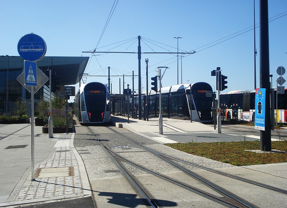 tram in Luxemburg