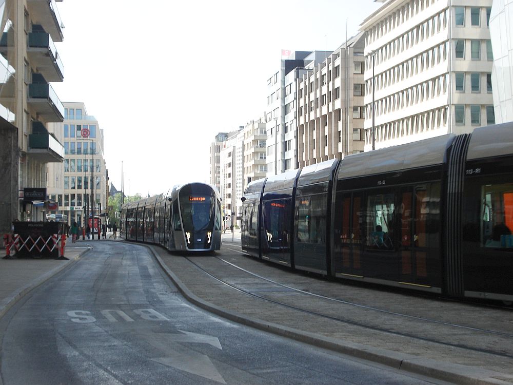 tram in Luxemburg