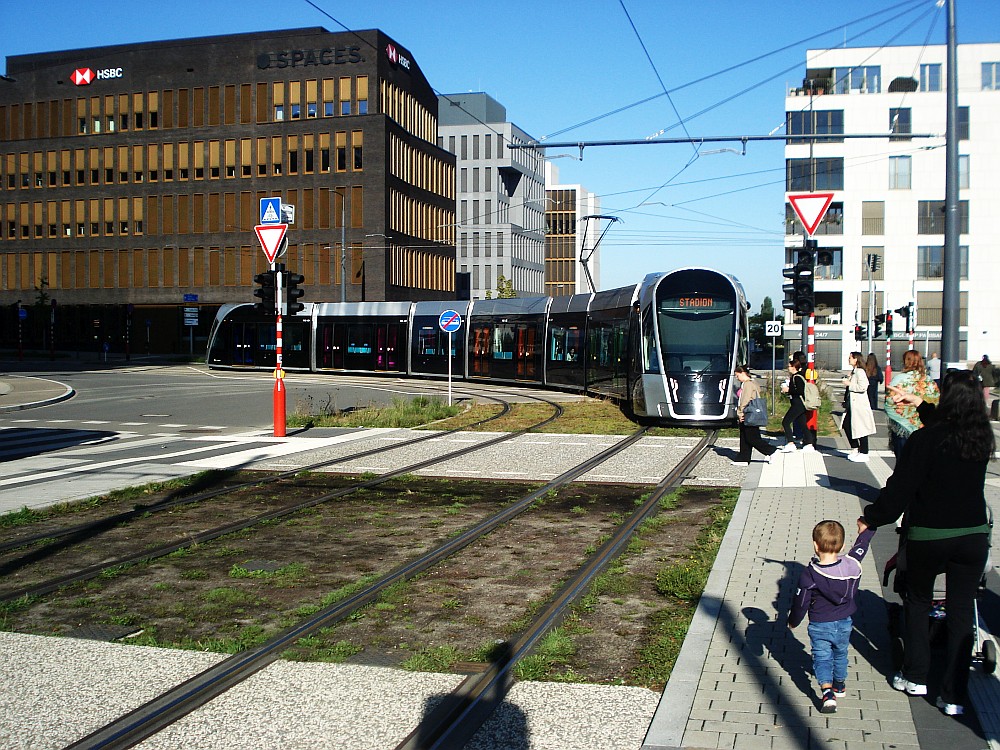 tram in Luxemburg